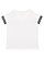 LADIES CURVY FOOTBALL TEE White/Black 