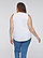 LADIES CURVY FINE JERSEY TANK  MODEL-BACK