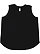 LADIES CURVY FINE JERSEY TANK Black BACK