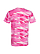 Camouflage Fine Jersey T-Shirt Pink Woodland Ghosted Back View