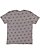 MENS FIVE STAR TEE Granite Heather Star Back