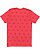 MENS FIVE STAR TEE Red Star Back