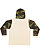 ADULT FASHION CAMO HOODIE Natural/Green Woodland/Orange Back