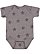 INFANT FIVE STAR BODYSUIT Granite Heather Star 