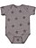 INFANT FIVE STAR BODYSUIT Granite Heather Star 