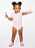 INFANT BABY RIB BODYSUIT  Model_Front