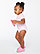 INFANT BABY RIB BODYSUIT  Model_Side