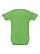 Infant Baby Rib Bodysuit Apple Ghosted Back View
