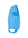 Infant Baby Rib Bodysuit Aqua Ghosted Side View