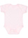 INFANT BABY RIB BODYSUIT Ballerina-White Dot Open