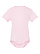 Infant Baby Rib Bodysuit Ballerina Ghosted Front View