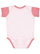 INFANT BABY RIB BODYSUIT Ballerina/Mauvelous Back