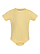Infant Baby Rib Bodysuit Banana Ghosted Front View