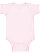 INFANT BABY RIB BODYSUIT Ballerina/White Picot 1