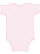 INFANT BABY RIB BODYSUIT Ballerina/White Picot 1 Back