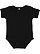 INFANT BABY RIB BODYSUIT Black 