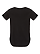 Infant Baby Rib Bodysuit Black Ghosted Back View