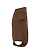Infant Baby Rib Bodysuit Brown Ghosted Side View