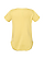 Infant Baby Rib Bodysuit Butter Ghosted Back View