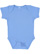 INFANT BABY RIB BODYSUIT Carolina Blue Open