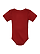 Infant Baby Rib Bodysuit Garnet Ghosted Front View