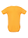 Infant Baby Rib Bodysuit Gold Ghosted Back View