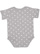 INFANT BABY RIB BODYSUIT Heather-White Dot Back