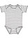 INFANT BABY RIB BODYSUIT Heather-White Stripe 
