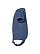 Infant Baby Rib Bodysuit Indigo Ghosted Side View