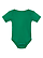 Infant Baby Rib Bodysuit Kelly Ghosted Front View