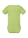 Infant Baby Rib Bodysuit Key Lime Ghosted Back View