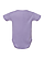 Infant Baby Rib Bodysuit Lavender Ghosted Back View
