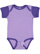 INFANT BABY RIB BODYSUIT Lavender/Purple Open