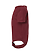 Infant Baby Rib Bodysuit Maroon Ghosted Side View