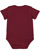 INFANT BABY RIB BODYSUIT Maroon Back