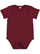 INFANT BABY RIB BODYSUIT Maroon Open