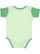 INFANT BABY RIB BODYSUIT Mint/Grass Back