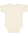 INFANT BABY RIB BODYSUIT Natural Back