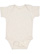 INFANT BABY RIB BODYSUIT Natural Heather Open