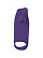 Infant Baby Rib Bodysuit Purple Ghosted Side View
