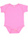 INFANT BABY RIB BODYSUIT Raspberry Open