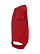 Infant Baby Rib Bodysuit Red Ghosted Side View