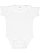 INFANT BABY RIB BODYSUIT White 