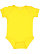INFANT BABY RIB BODYSUIT Yellow 