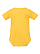 Infant Baby Rib Bodysuit Yellow Ghosted Back View