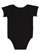 INFANT BOW TIE BODYSUIT Black/White Back