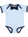 INFANT BOW TIE BODYSUIT Light Blue/Navy 