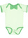 INFANT BOW TIE BODYSUIT Mint/Grass Open