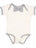 INFANT BOW TIE BODYSUIT Natural Heather/Heather Open