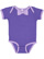 INFANT BOW TIE BODYSUIT Purple/Lavender 